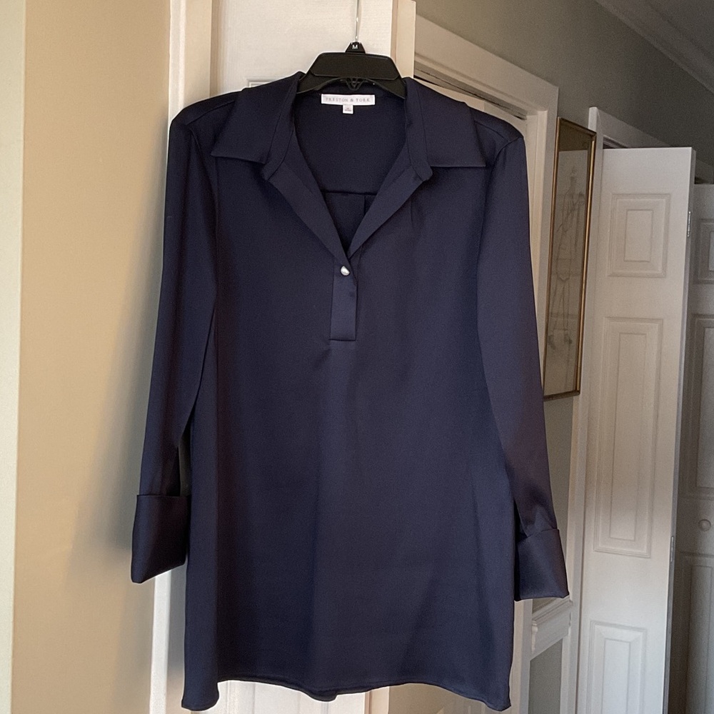 Preston & York Dark Navy Tunic Sz. M